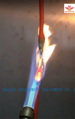 تجهیزات آزمون شعله عمودی DAXIAN'S سیم و کابل تک IEC60332-1-1