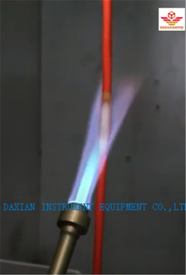 IEC60332-1-1 دستگاه آزمایش لابراتوار آتش نشانی کابل تک 1KW سوزنده