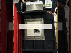 ISO834-1、EN1363-1 تجهیزات تست حریق برای پوشش های ضد حریق سازه های فولادی