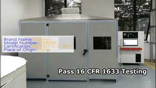 تجهیزات تست اشتعال پذیری تشک 16 CFR 1633