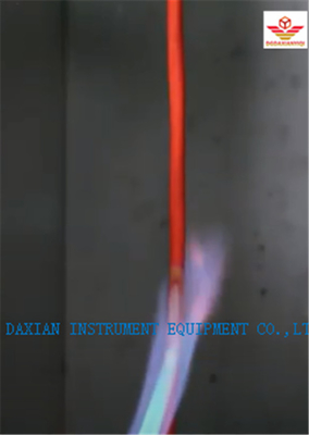 تجهیزات آزمایش قابل احتراق DAXIAN که مطابق با استاندارد IEC60332-1-1 هستند