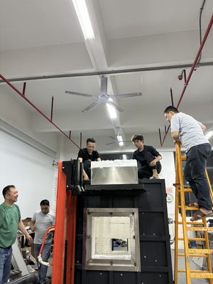 پوشش های ضد آتش سازه فولادی آزمایش پوشش ضد آتش کوره ISO834-1 آزمایش داخلی