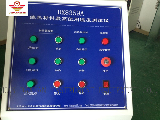 دستگاه تست حداکثر دمای سرویس لاستیک عایق حرارتی ASTM C411-82