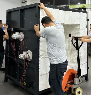 کوره آزمایش نمونه ضد حریق سازه فولادی