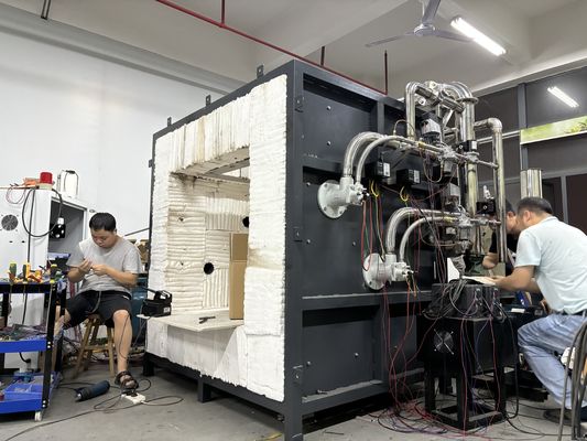 پوشش ضد آتش نمونه آتش مقاومت آزمایش کوره