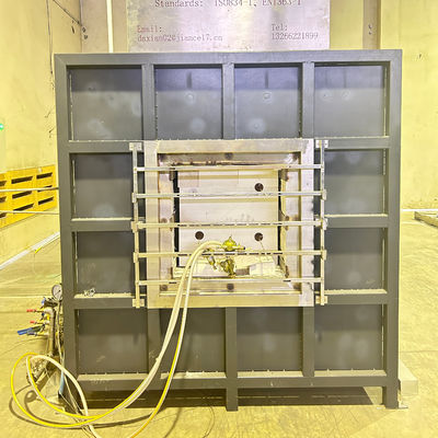 ISO834-1 EN1363-1 نمونه پوشش ضد آتش آزمایش مقاومت در برابر آتش لوازم ماشین آزمایش کوره