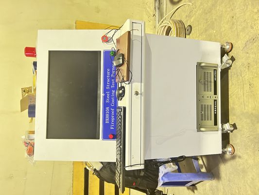 ISO834-1 EN1363-1 نمونه پوشش ضد آتش آزمایش مقاومت در برابر آتش لوازم ماشین آزمایش کوره