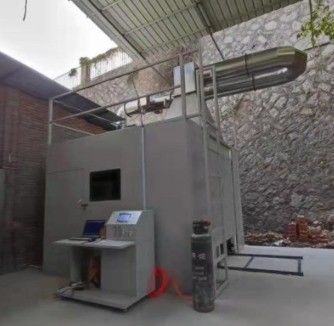 BS EN 13823 دستگاه آزمایش SBI برای مواد ساختمانی دستگاه آزمایش ماده ی تک سوزان تجهیزات آزمایش آزمایشگاهی