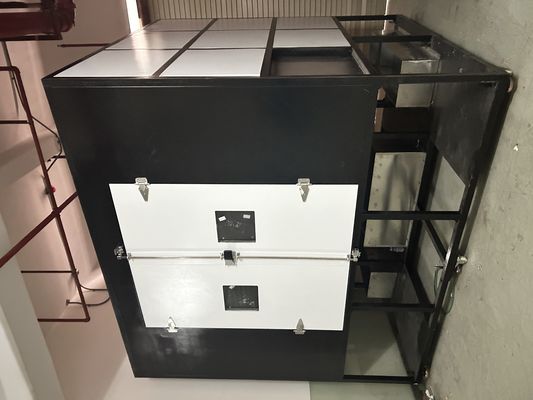 BS EN 13823 دستگاه آزمایش SBI برای مواد ساختمانی دستگاه آزمایش ماده ی تک سوزان تجهیزات آزمایش آزمایشگاهی