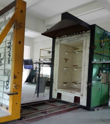 تجهیزات آزمایشگاهی کوره آزمایش آتش عمودی برای مصالح ساختمانی مطابق با استاندارد ISO834