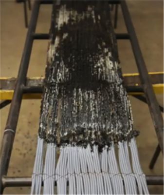 تست کننده احتراق دسته سیم و کابل، دستگاه تست سیم ها و کابل های دسته شده نصب شده به صورت عمودی